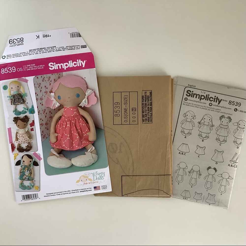 Simplicity 8539 Sewing Pattern - Picture 3 of 5